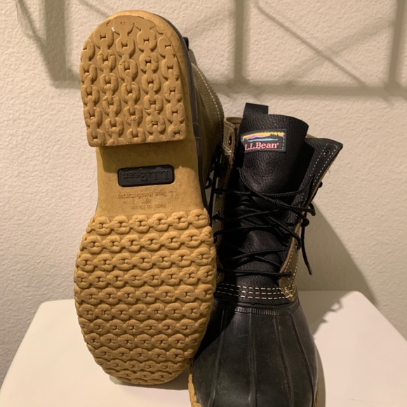 L.L. Bean 8” Duck Boots OD Green - Picture 4 of 4